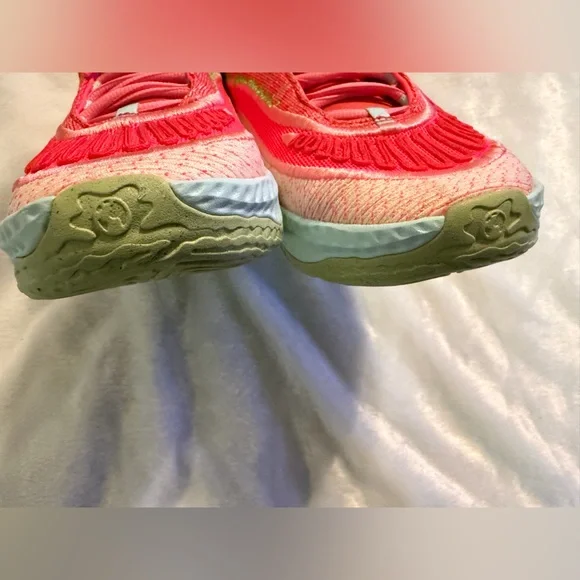 Aja Wilson x Nike Stylish Pink and Green Sneakers - Picture 13 of 16